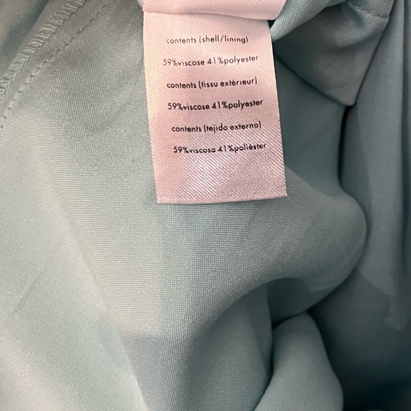 WeWoreWhat Corset Baby Blue Tiered Midi Dress - Picture 8 of 9
